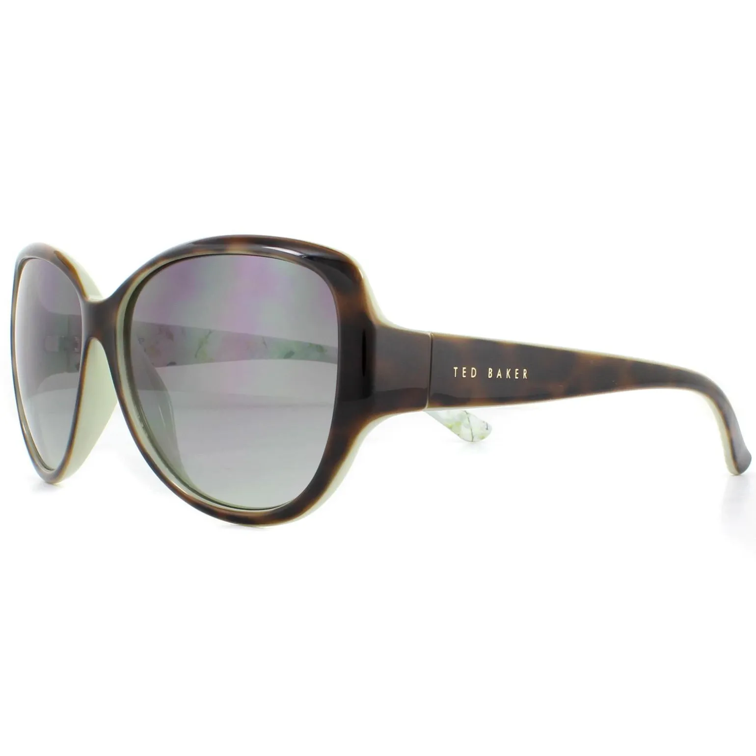 Ted Baker Sunglasses TB1394 Shay 112 Tortoise Green Grey Gradient