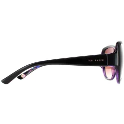 Ted Baker Sunglasses TB1394 Shay 001 Black Purple Brown Gradient