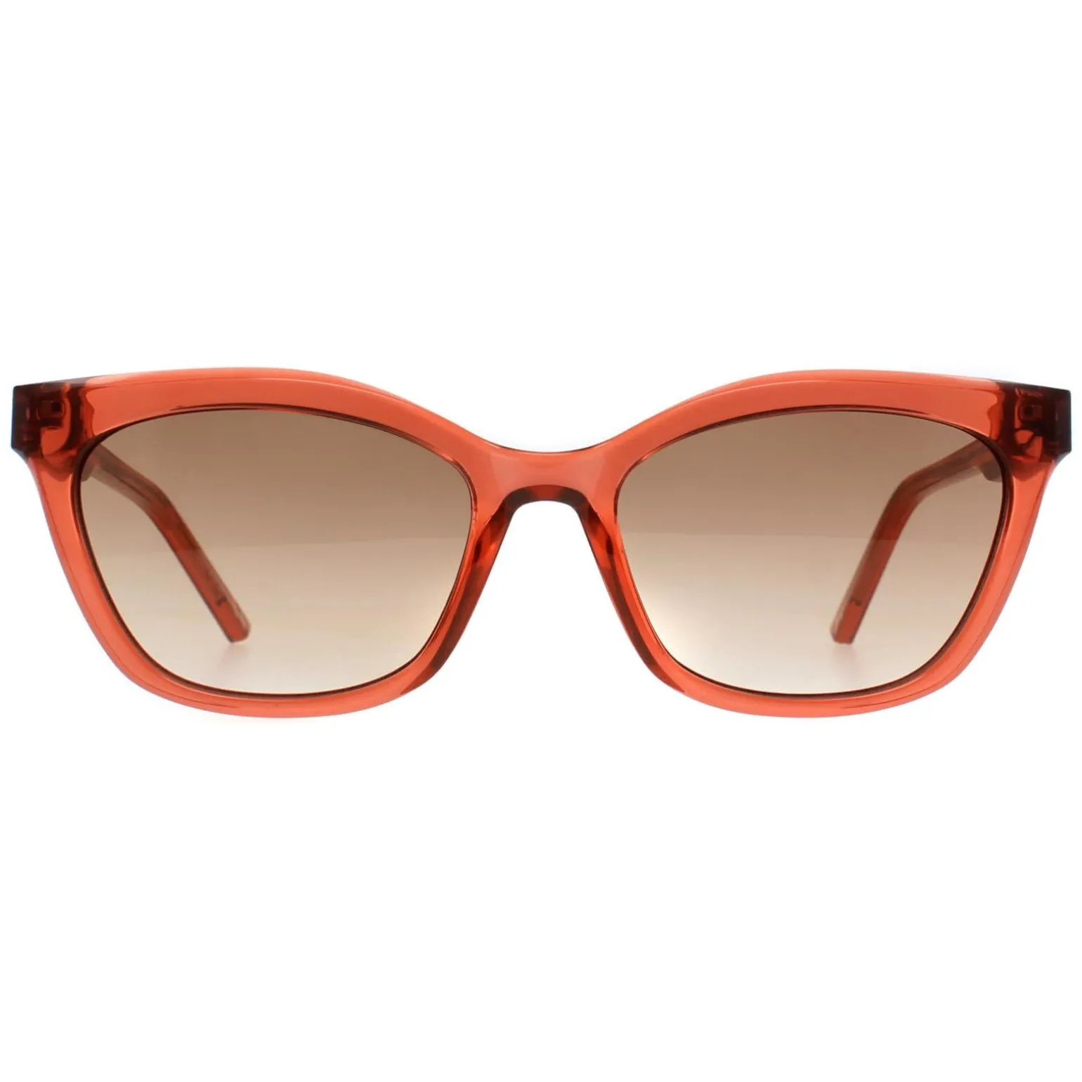 Ted Baker Sunglasses TB1639 Tanner 220 Transparent Candy Cane Red Brow