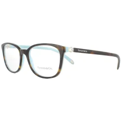 Tiffany Glasses Frames TF2109HB 8134 Havana on Tiffany Blue Women