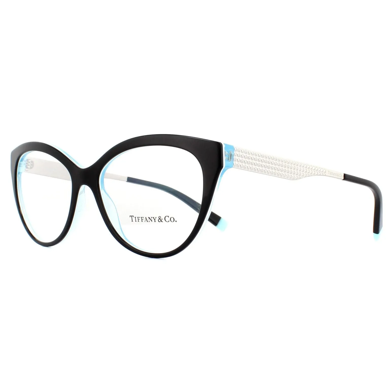 Tiffany Glasses Frames TF2180 8274 Black Crystal Blue 54mm