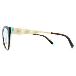 Tiffany Glasses Frames TF2180 8275 Havana Crystal Blue 54mm