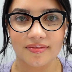 Tiffany Glasses Frames TF2180 8275 Havana Crystal Blue 54mm