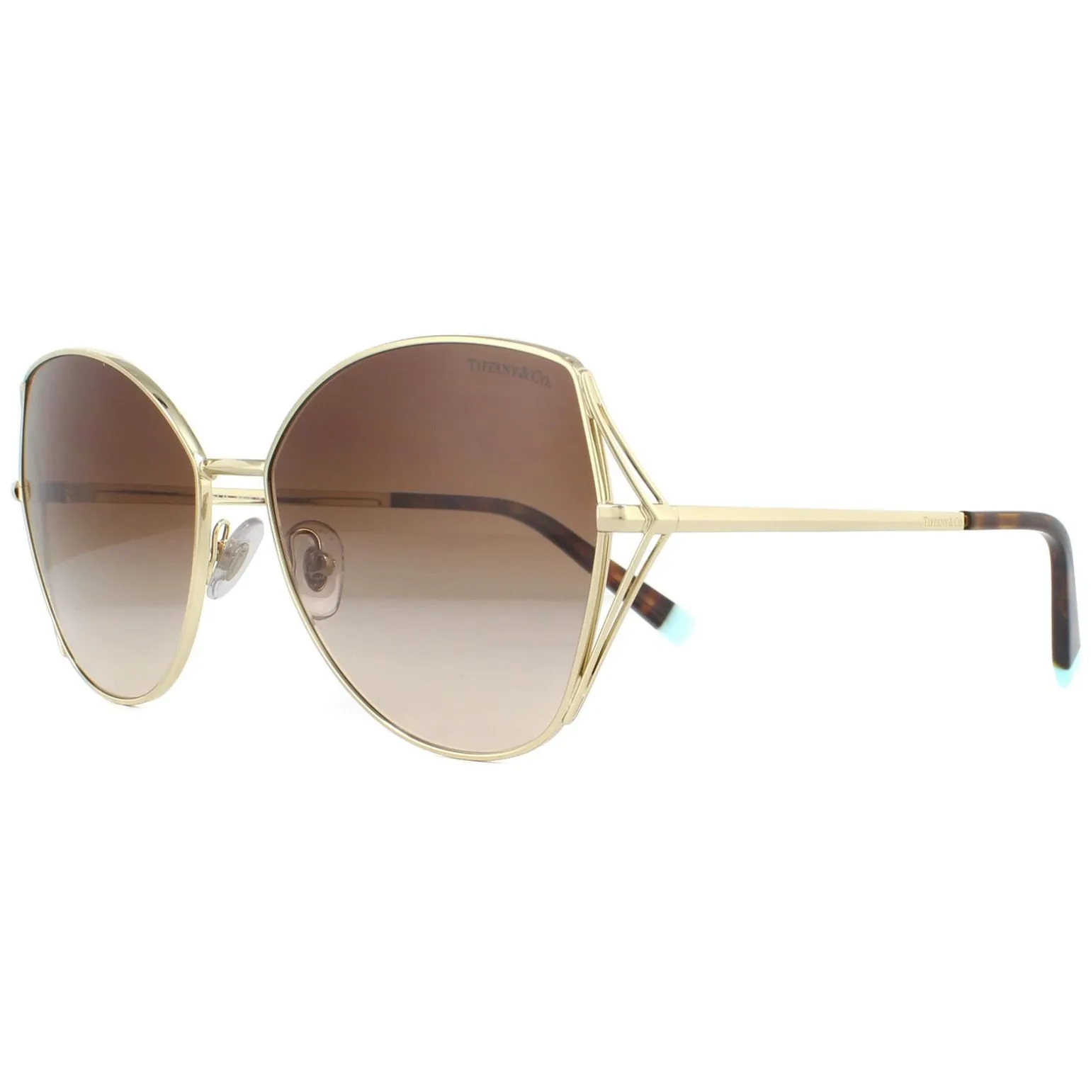 Tiffany Sunglasses TF3072 60213B Pale Gold Brown Gradient