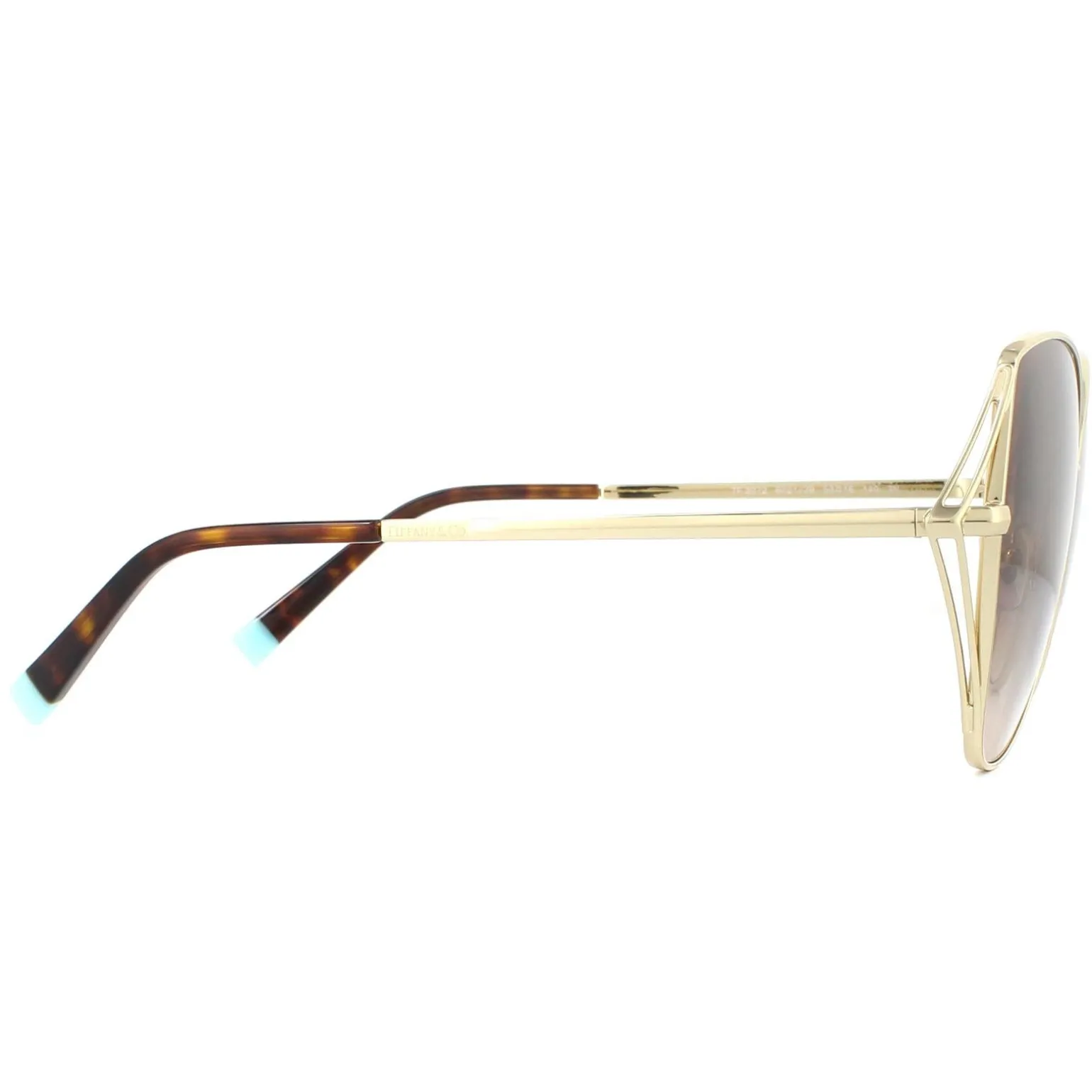 Tiffany Sunglasses TF3072 60213B Pale Gold Brown Gradient