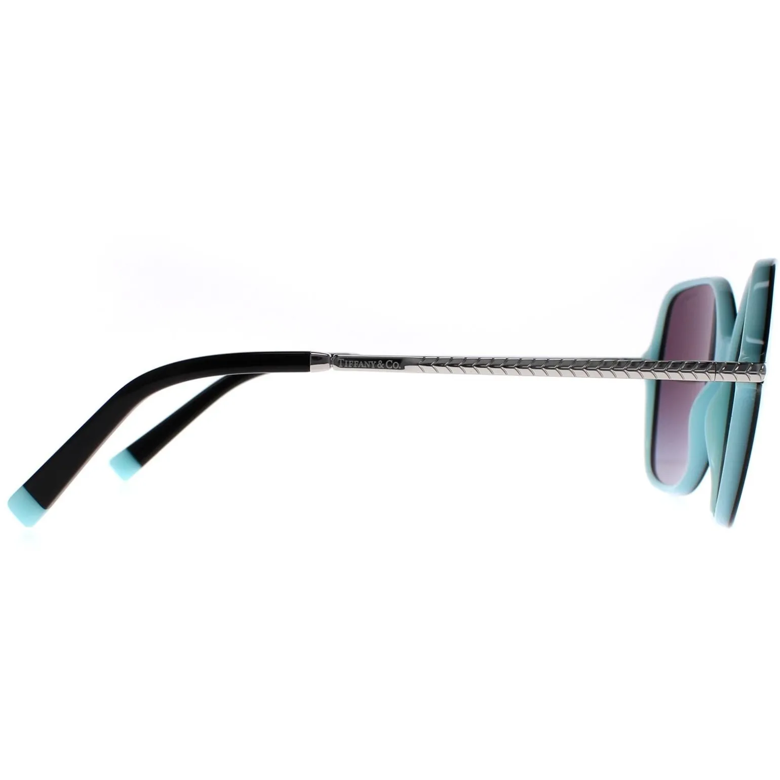 Tiffany Sunglasses TF4191 80553C Black on Tiffany Blue Grey Gradient