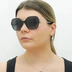 Tiffany Sunglasses TF4191 80553C Black on Tiffany Blue Grey Gradient