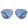 Timberland Sunglasses TB9304 08D Shiny Gunmetal Smoke Polarised