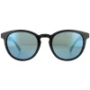 Timberland Sunglasses TB9128 01D Shiny Black Blue Blue Polarized