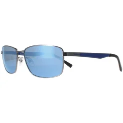 Timberland Sunglasses TB9233 06D Shiny Dark Nickeltin Smoke Polarized