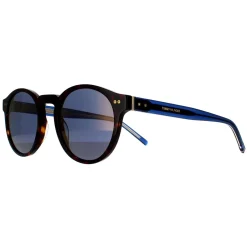 Tommy Hilfiger Sunglasses TH 1795/S 086 K1 Havana Blue Gold Mirror
