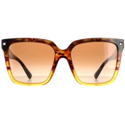 Valentino Sunglasses VA4098 519013 Havana Orange Gradient Brown Gradie
