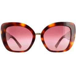 Valentino Sunglasses VA4057 50118H Light Havana Purple Gradient
