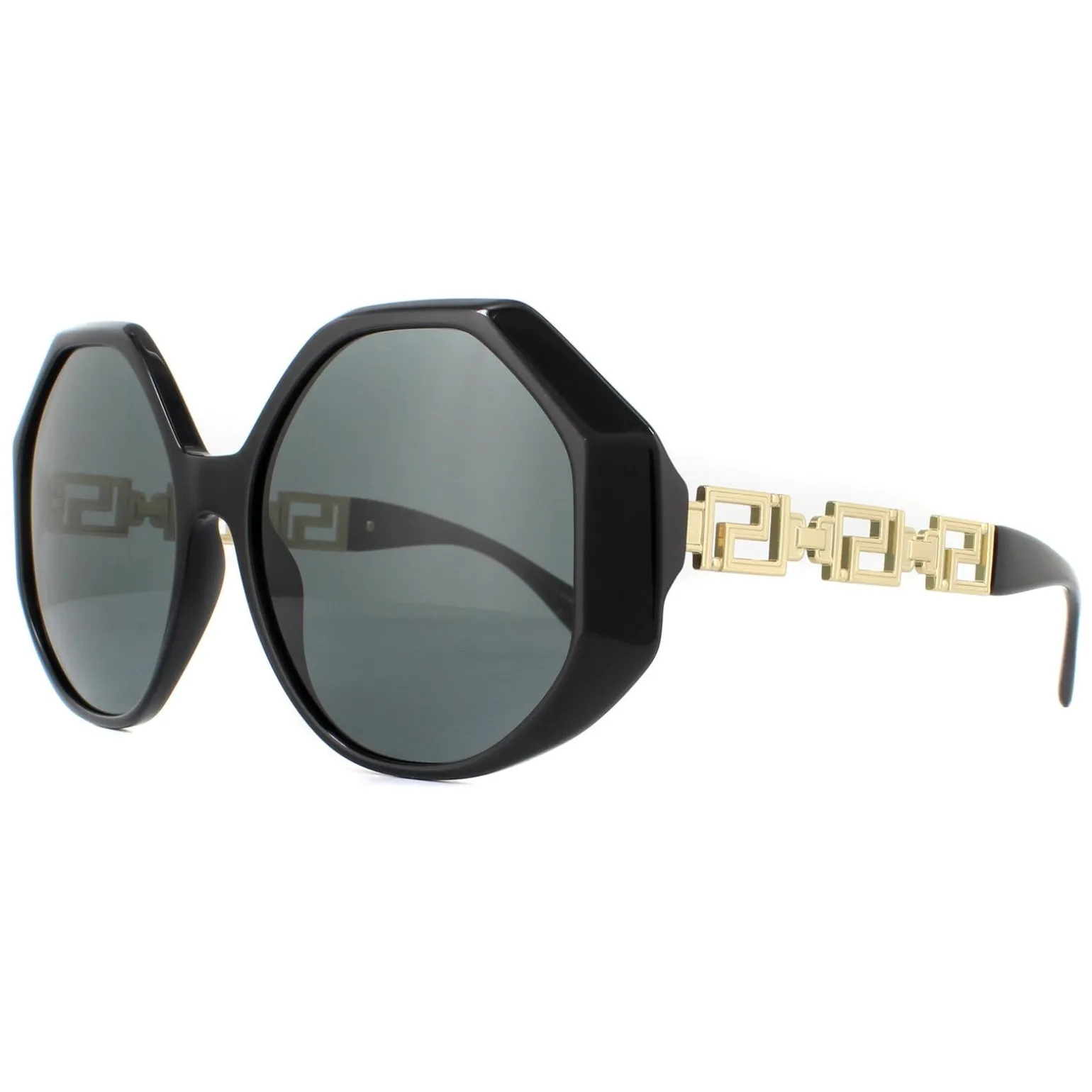Versace Sunglasses VE4395 534587 Black Dark Grey