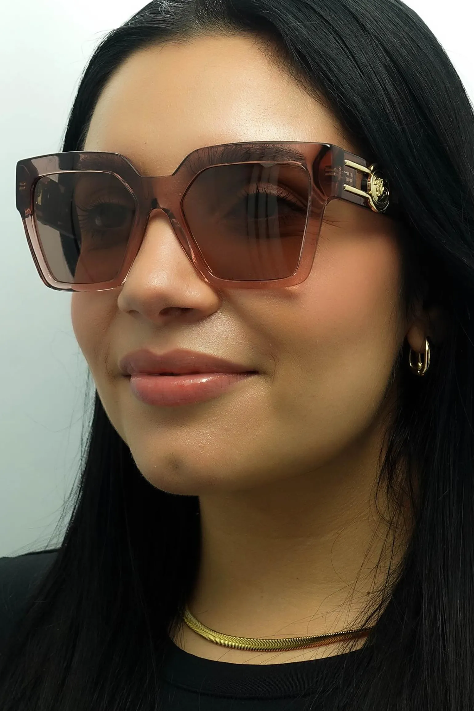 Versace Sunglasses VE4458 543573 Brown Transparent Light Brown