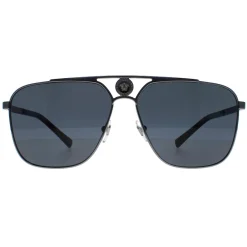 Versace Sunglasses VE2238 100181 Gunmetal Dark Grey Polarized