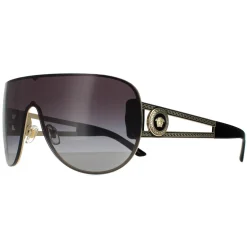 Versace Sunglasses VE2166 12528G Pale Gold Grey Gradient