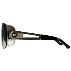 Versace Sunglasses VE2166 12528G Pale Gold Grey Gradient