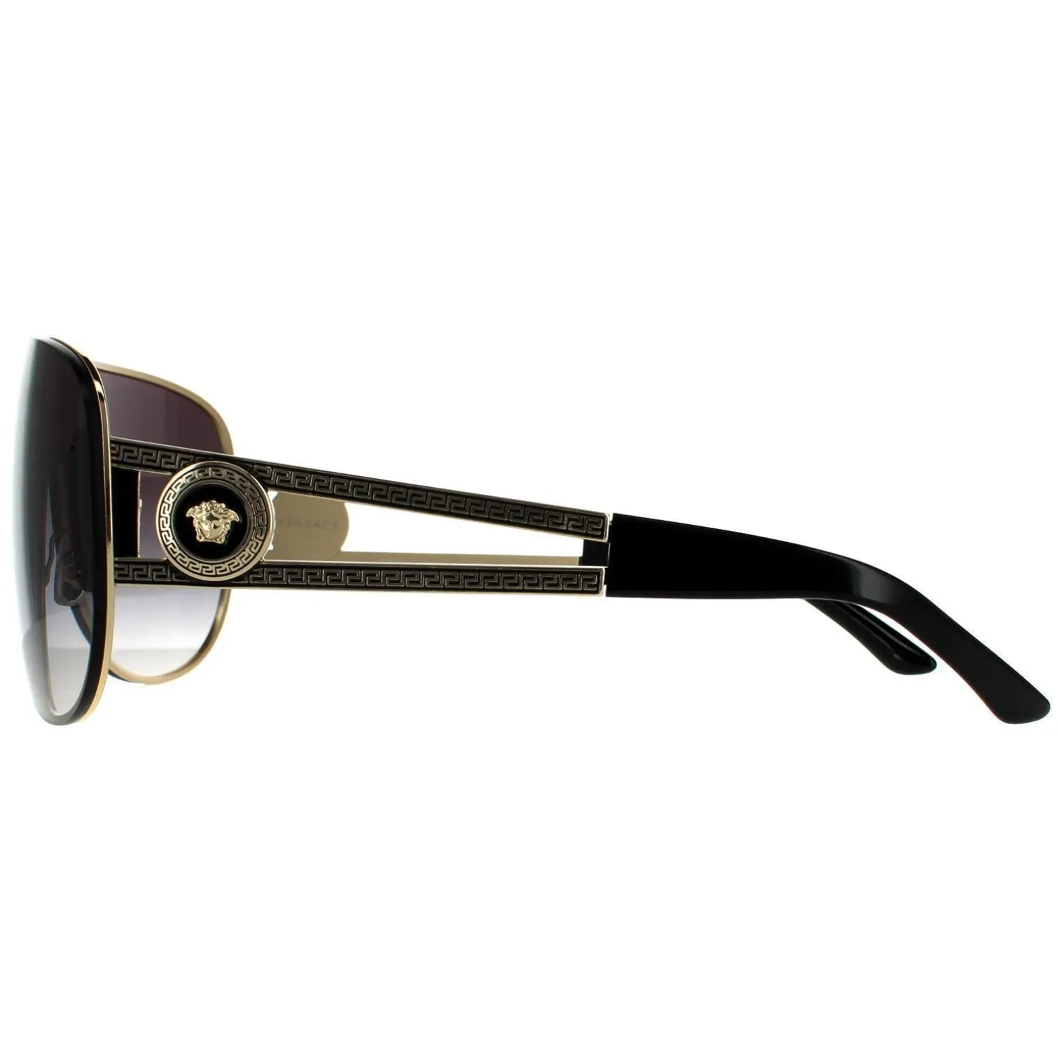 Versace Sunglasses VE2166 12528G Pale Gold Grey Gradient