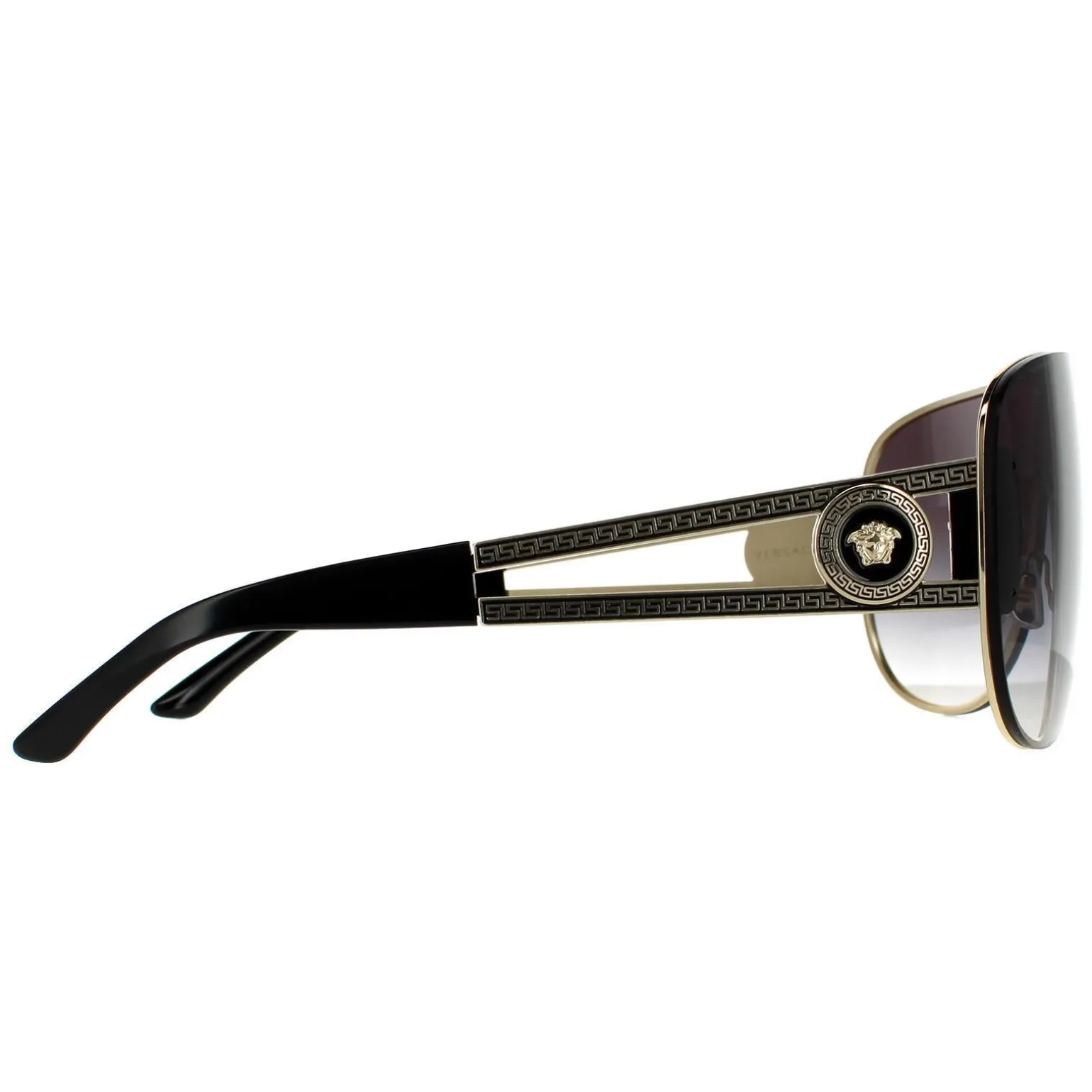 Versace Sunglasses VE2166 12528G Pale Gold Grey Gradient