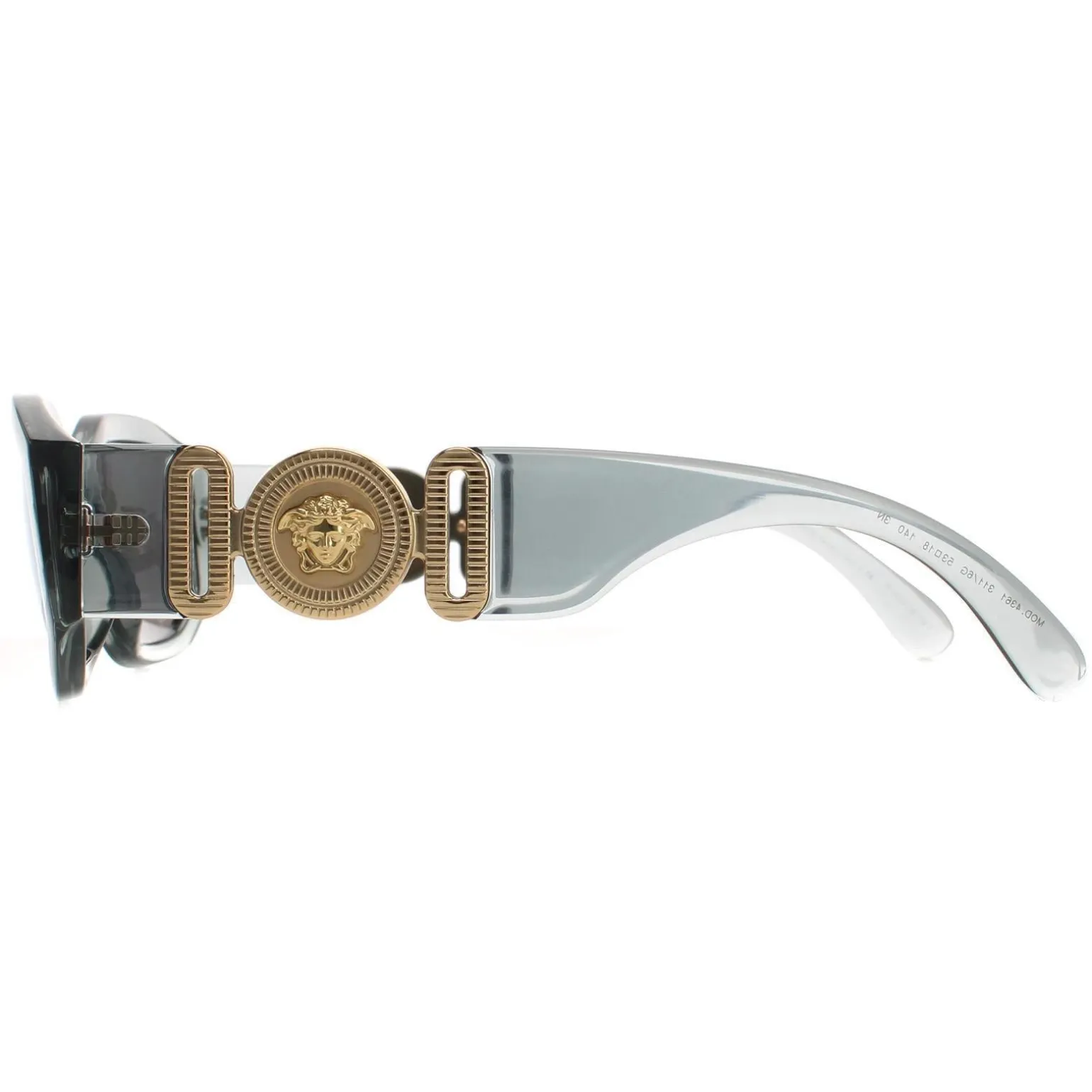 Versace Sunglasses VE4361 311/6G Transparent Grey Light Grey Silver Mi
