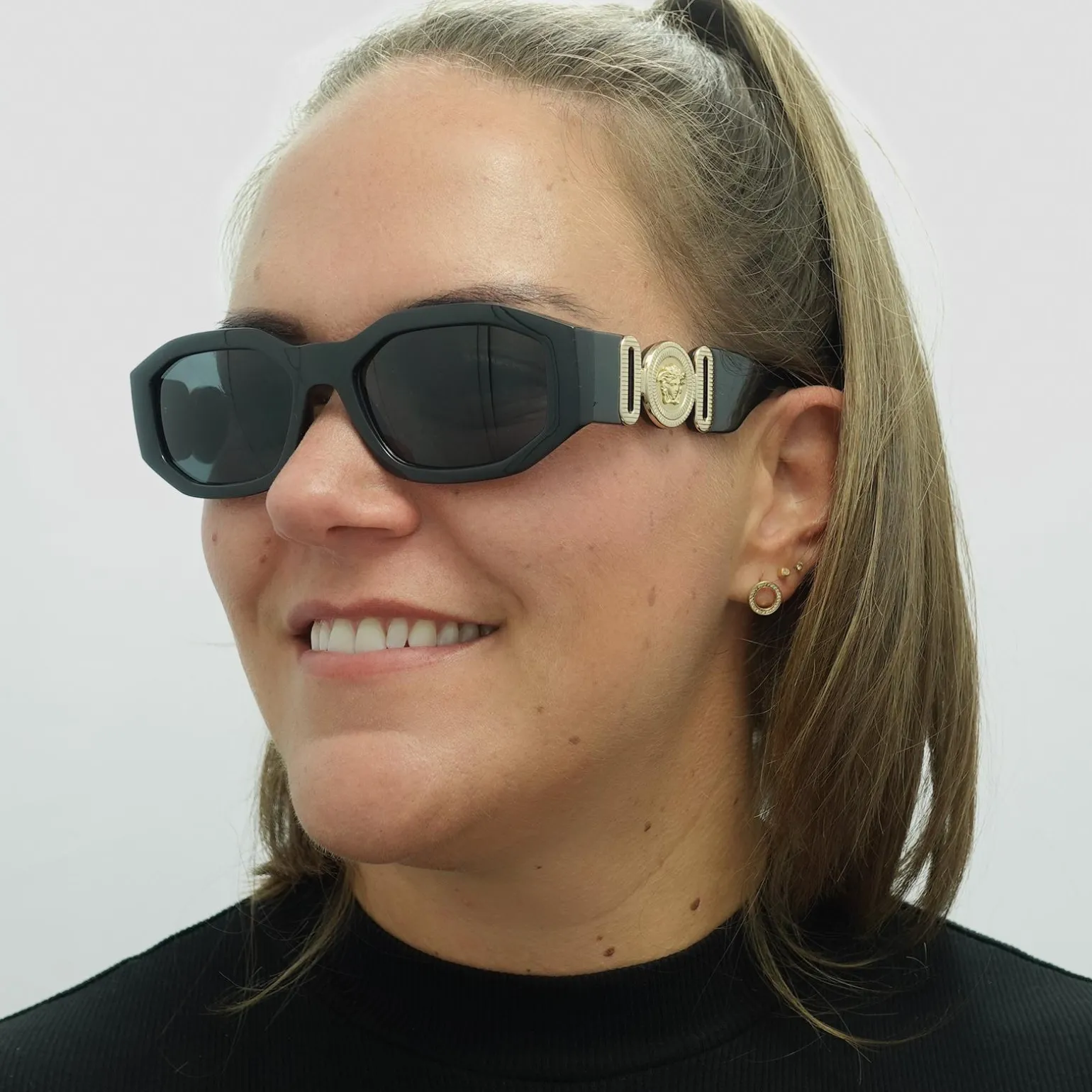 Versace Sunglasses VE4361 GB1/87 Black Dark Grey