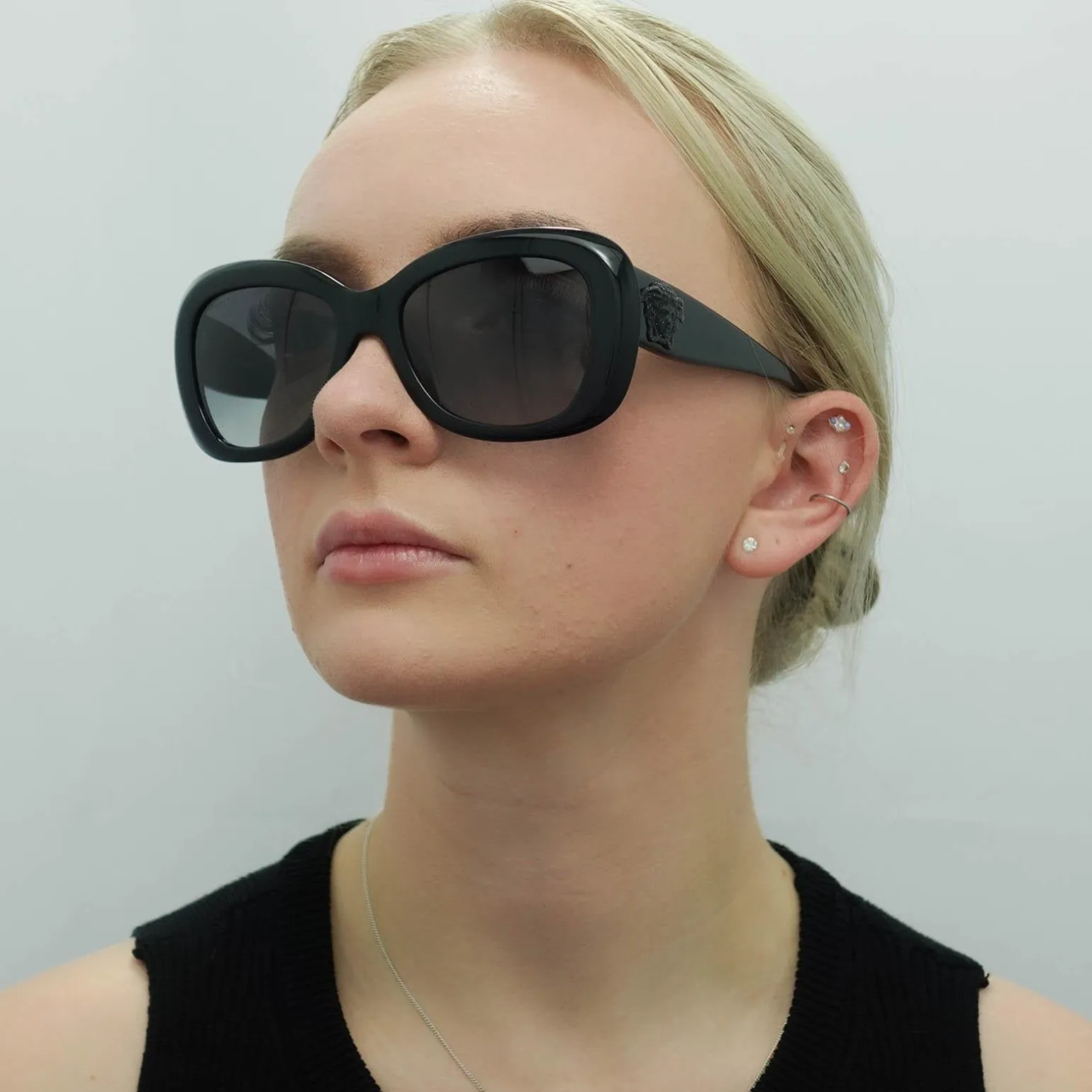 Versace Sunglasses VE4317 GB1/8G Black Grey Gradient