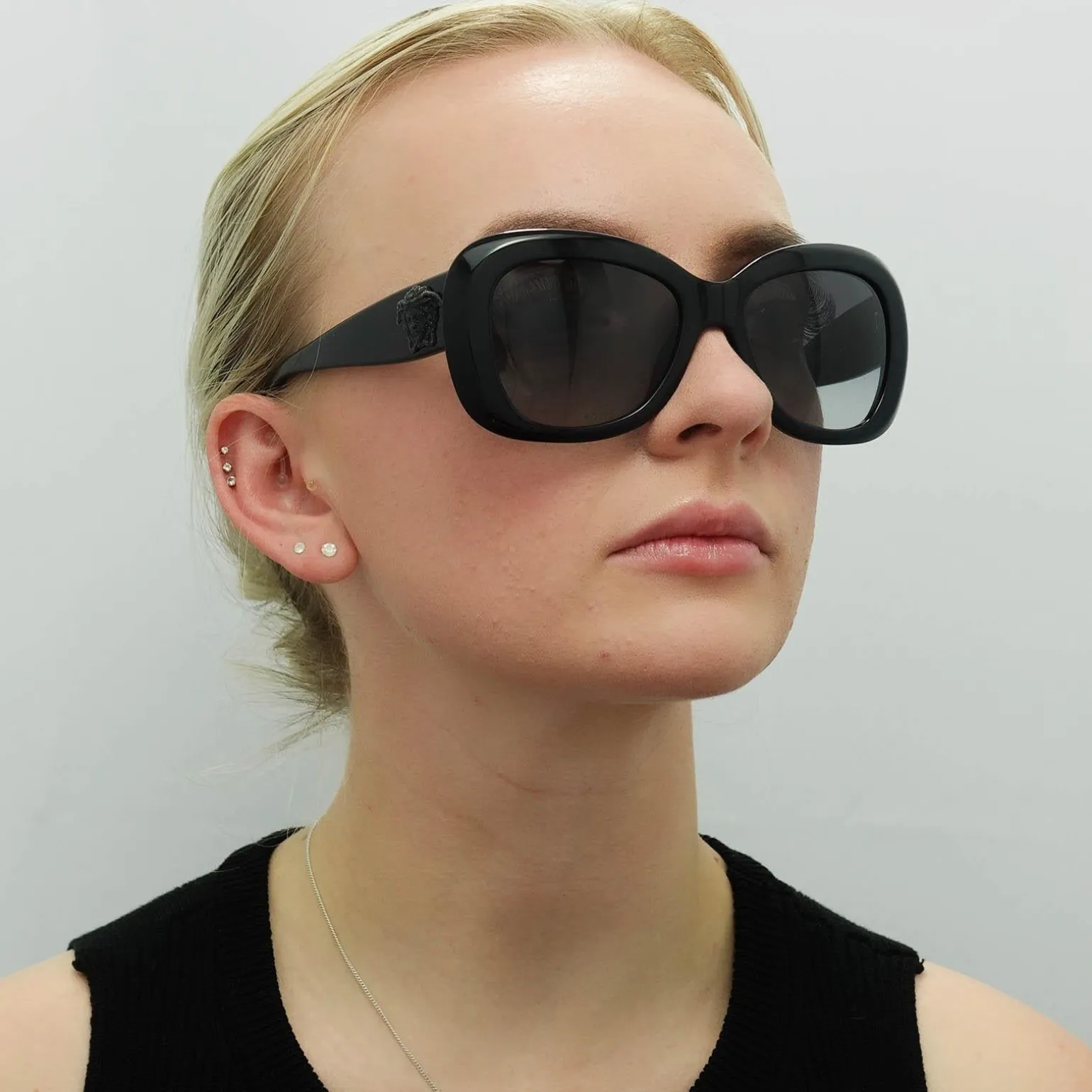 Versace Sunglasses VE4317 GB1/8G Black Grey Gradient