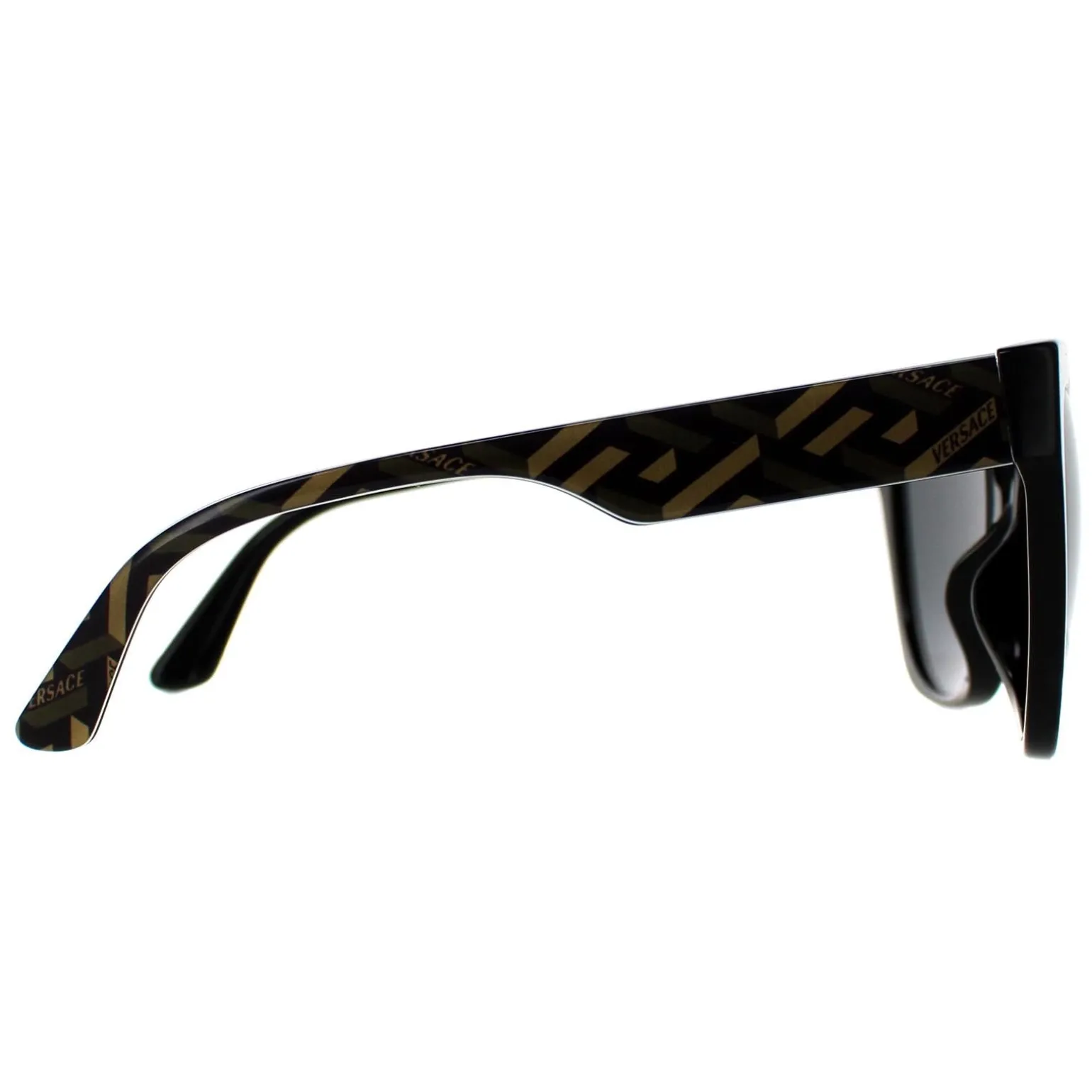 Versace Sunglasses VE4417U 535887 Black Pattern Dark Grey