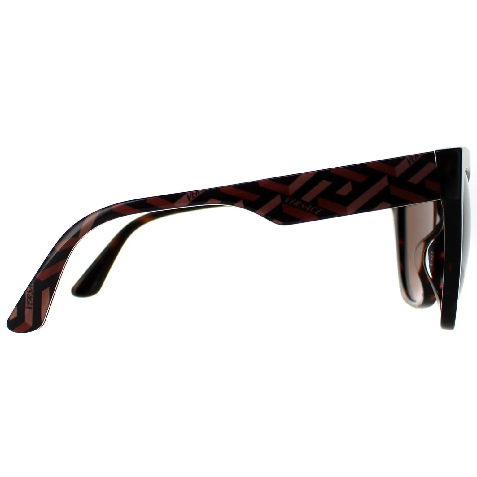 Versace Sunglasses VE4417U 535973 Havana Pattern Dark Brown