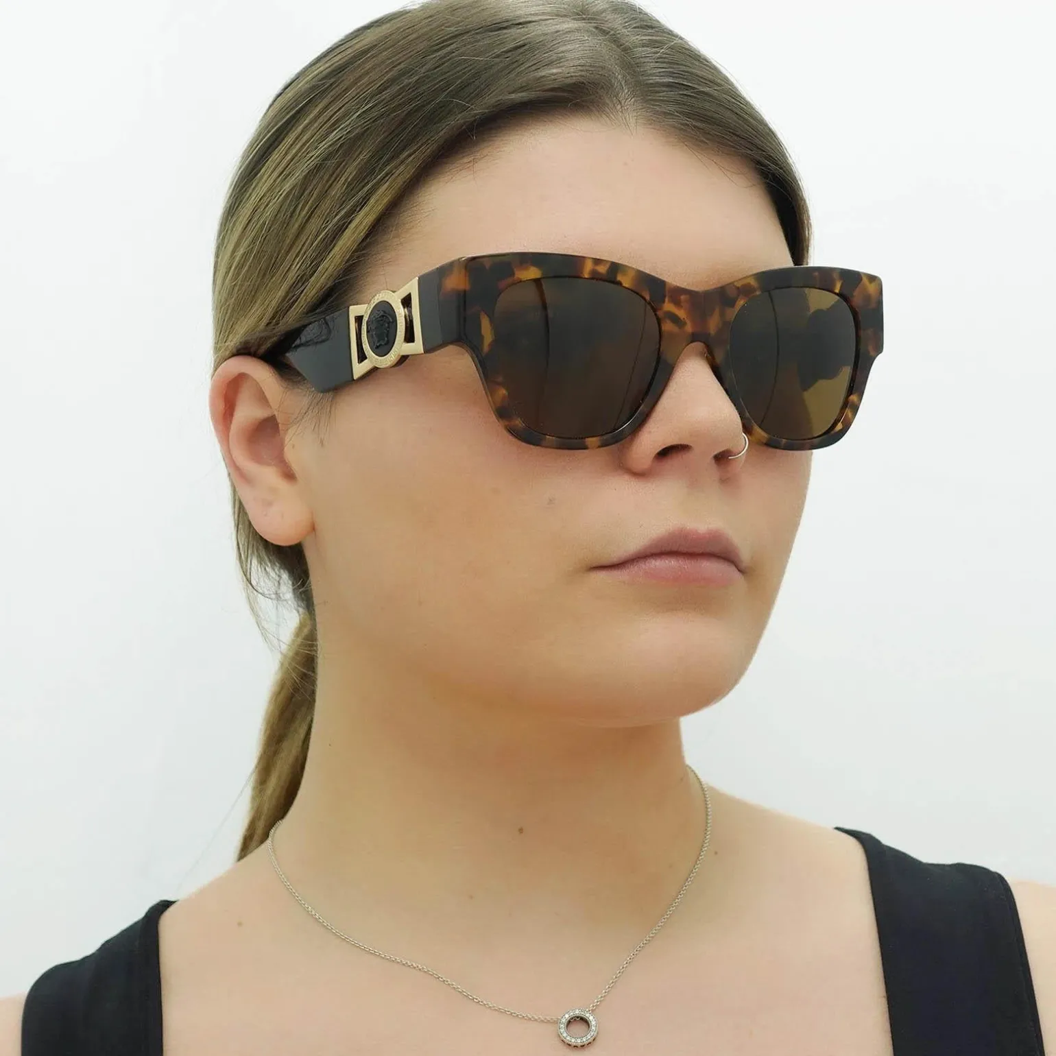 Versace Sunglasses VE4415U 511963 Havana Dark Bronze