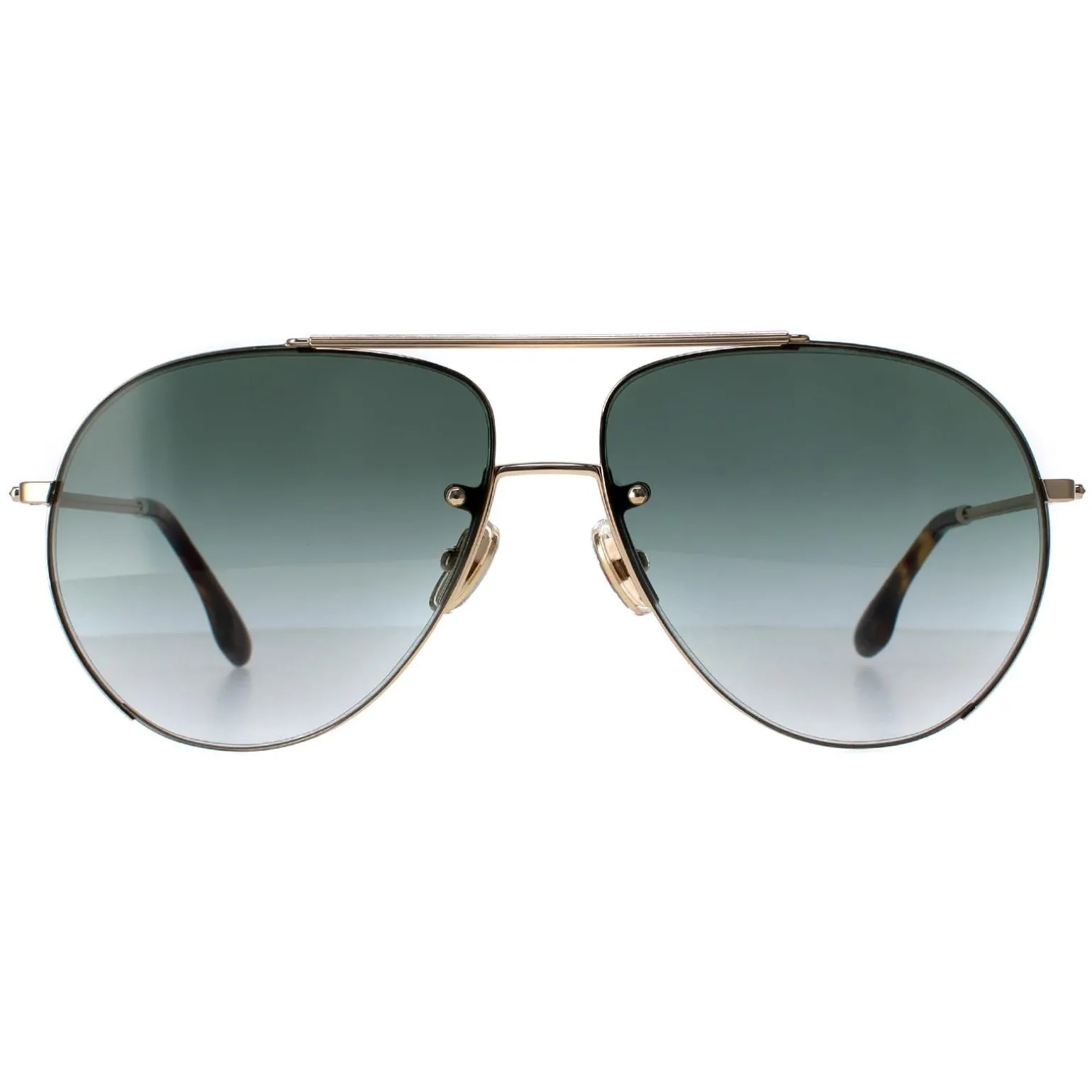 Victoria Beckham Sunglasses VB213S 700 Gold Green Gradient