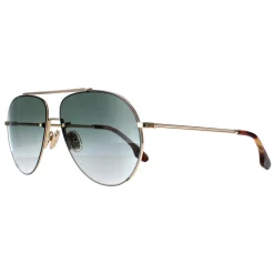 Victoria Beckham Sunglasses VB213S 700 Gold Green Gradient