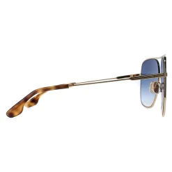 Victoria Beckham Sunglasses VB132S 706 Gold Teal Blue Gradient